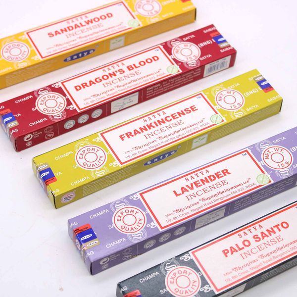 Satya Assorted Incense 15 gms in Display Box (no. 1)
