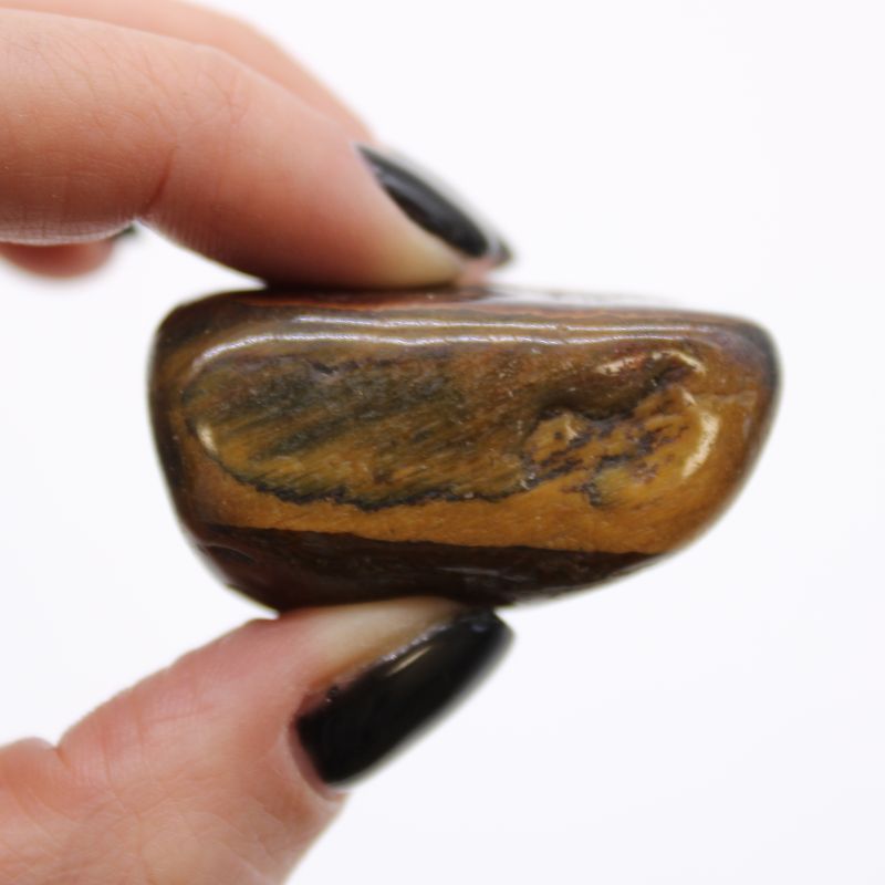 Large African Tumble Stones - Tigers Eye - Variegated