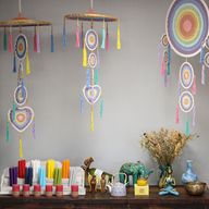 Extra Large Drama Dreamcatcher - Pastel Rainbow