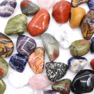 Medium African Tumble Stones - Tigers Eye - Variegated