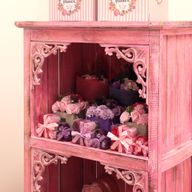Albasia Bathroom Cabinet - Pinkwash
