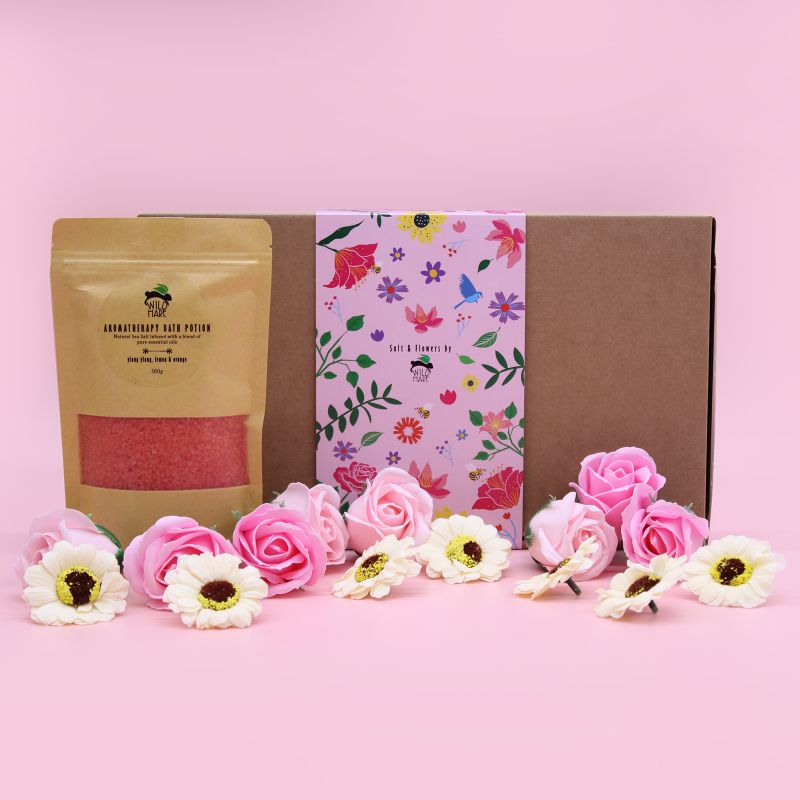 Wild Hare Salt & Flowers Set- Passion