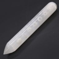 Selenite Wand - (Point one End) 7 Chakra (14-16cm)