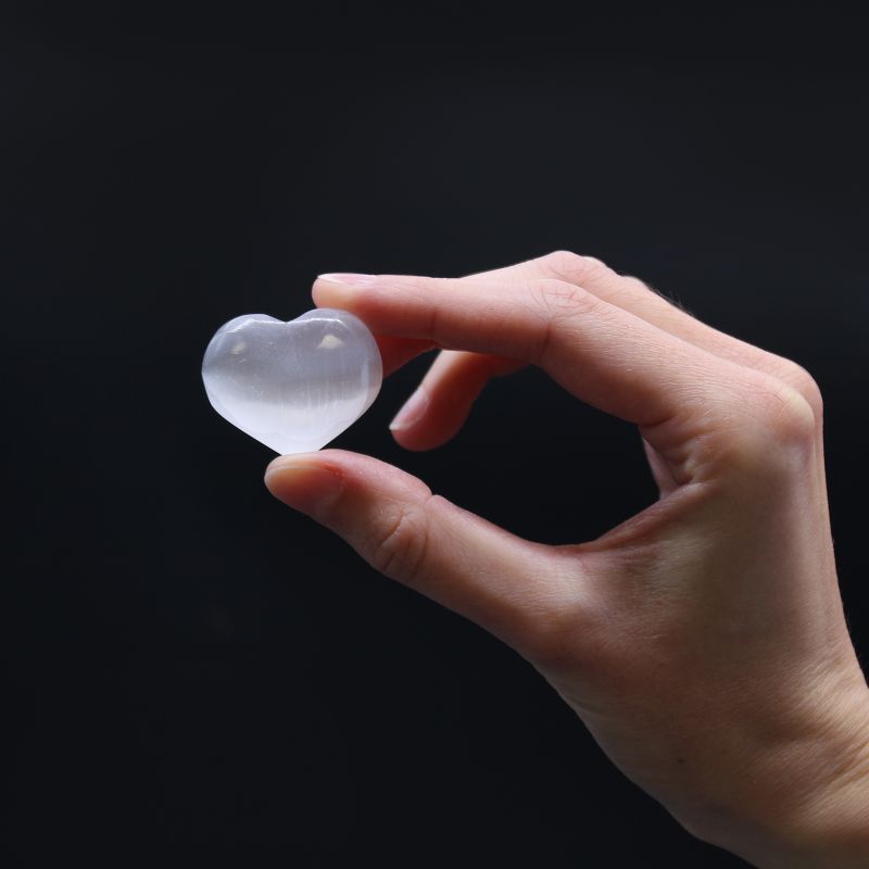 Selenite Heart - 2-4cm