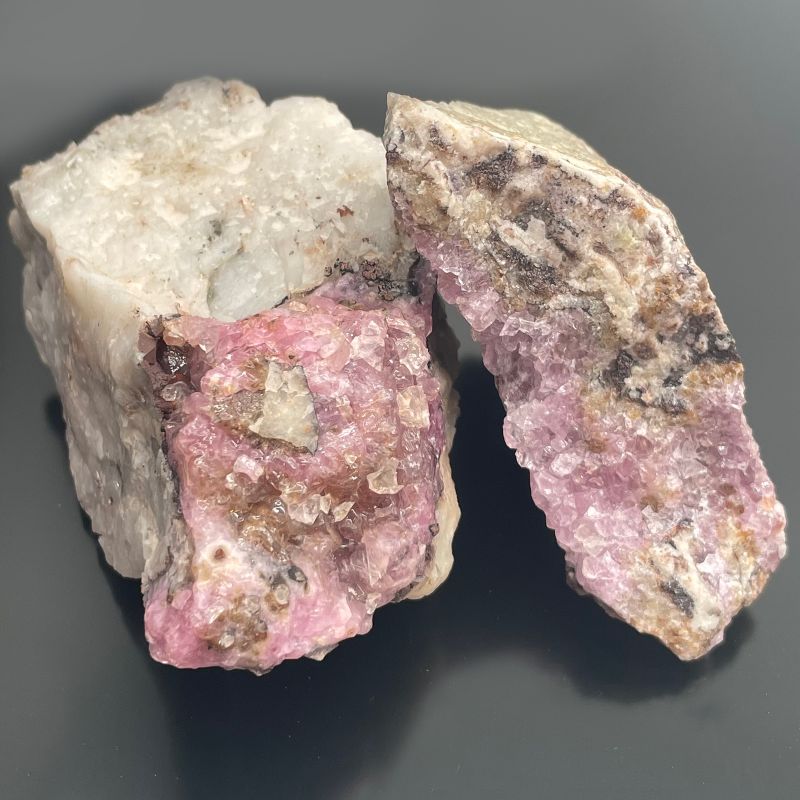 Mineral Specimens - Cobalt Calcite (in-between 7-27 pieces)