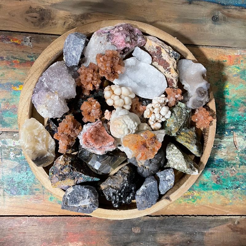 Mineral Specimens - Chalcopyrite (in-between 35-66 pieces)