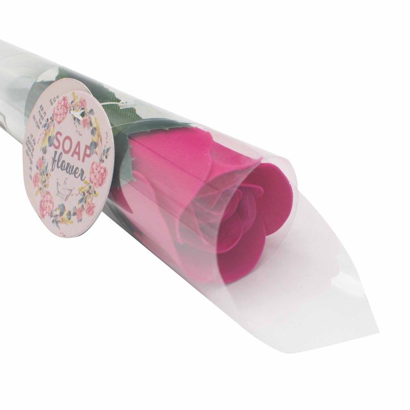 Ready to Retail Soap Flowers - Small Rose - Pink