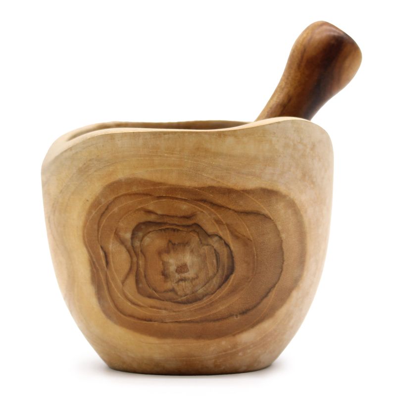 Ergo Teak Pestle & Mortar Lrg