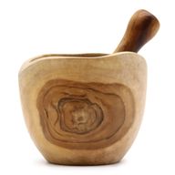 Ergo Teak Pestle & Mortar Lrg