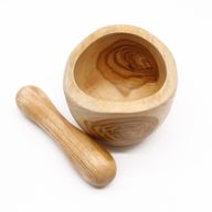 Ergo Teak Pestle & Mortar Med