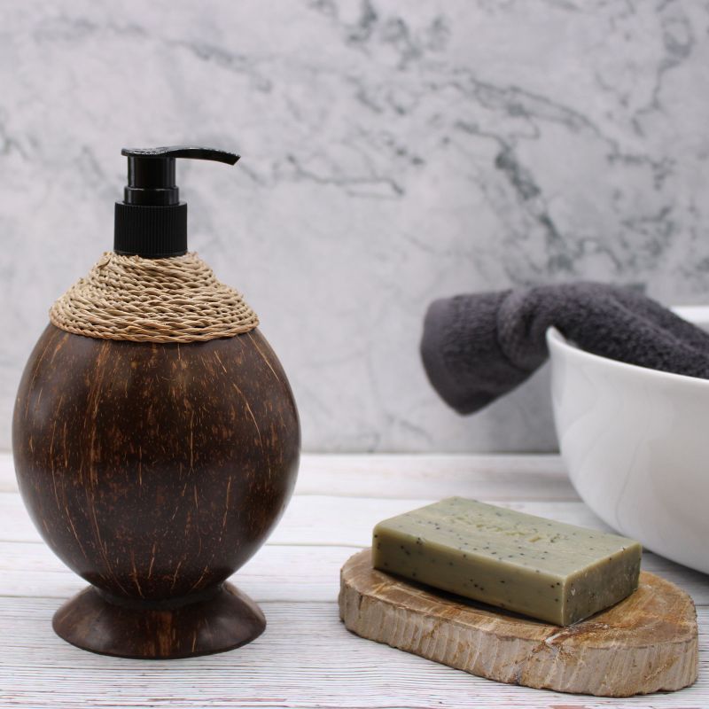 Natural Coconut Soap Dispenser - approx 200ml