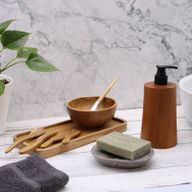Natural Teakwood Soap Dispenser - Taper - 200ml