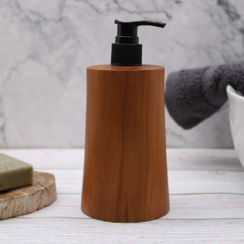Natural Teakwood Soap Dispenser - Taper - 200ml