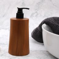 Natural Teakwood Soap Dispenser - Taper - 200ml
