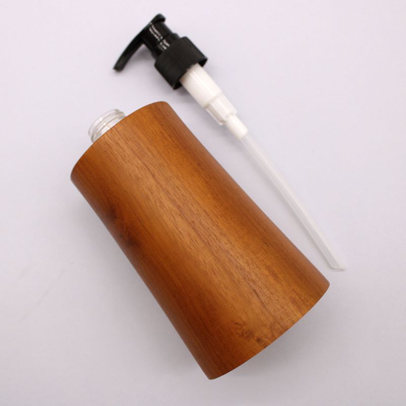 Natural Teakwood Soap Dispenser - Taper - 200ml
