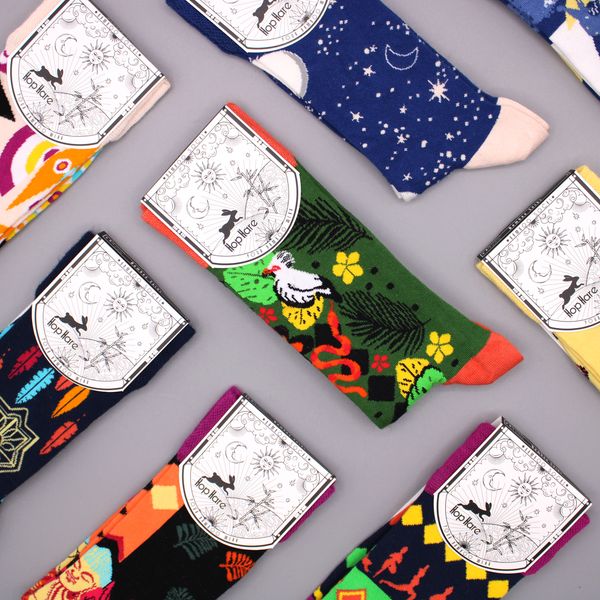 Hop Hare Bamboo Socks  - Tree of Life S/M
