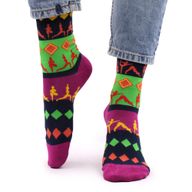 Hop Hare Bamboo Socks - Yoga Poses S/M