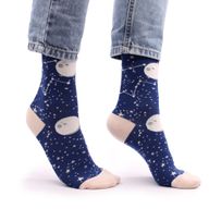 Hop Hare Bamboo Socks - Moon Walk S/M