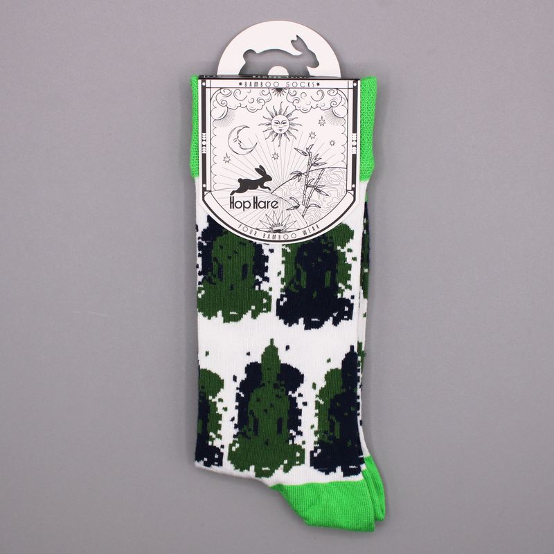 Hop Hare Bamboo Socks - Bali Buddha S/M