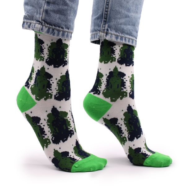 Hop Hare Bamboo Socks  - Bali Buddha S/M