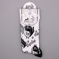 Hop Hare Bamboo Socks - Ying Yang S/M