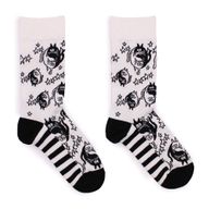 Hop Hare Bamboo Socks - Ying Yang S/M