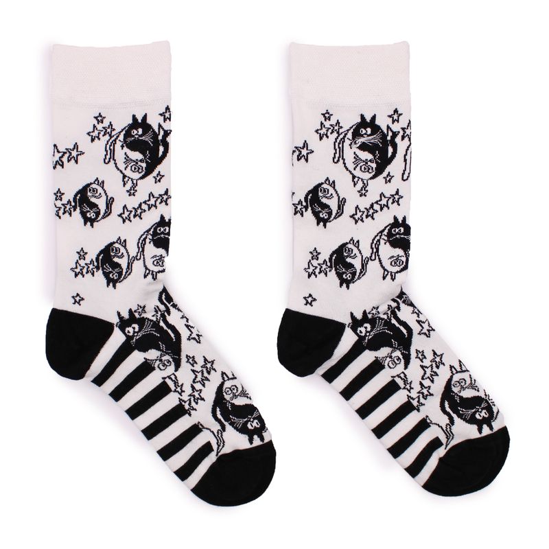 Hop Hare Bamboo Socks - Ying Yang S/M