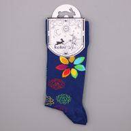 Hop Hare Bamboo Socks - Rainbow Chakra S/M