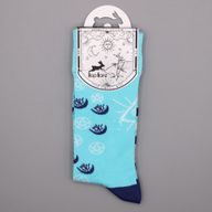 Hop Hare Bamboo Socks - Pentagram and Evil Eye S/M
