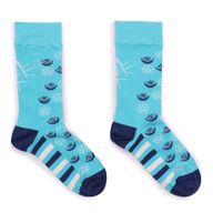 Hop Hare Bamboo Socks - Pentagram and Evil Eye S/M