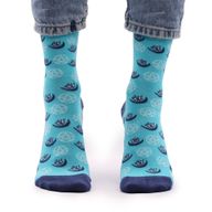 Hop Hare Bamboo Socks - Pentagram and Evil Eye S/M