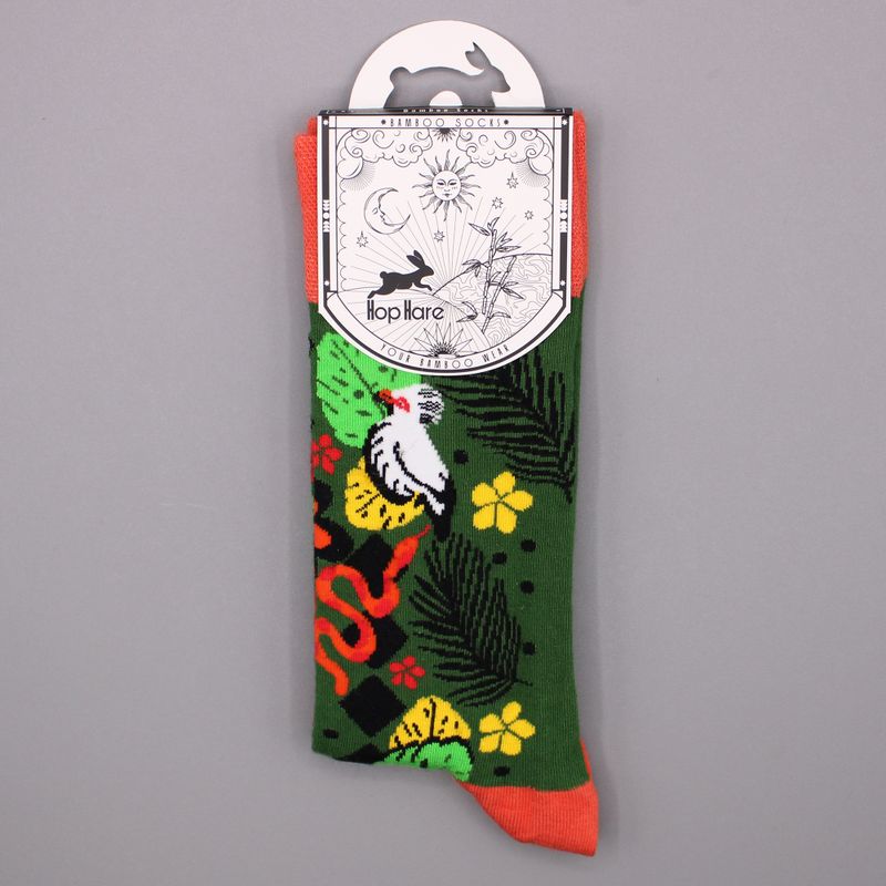 Hop Hare Bamboo Socks - Bali Jungle S/M
