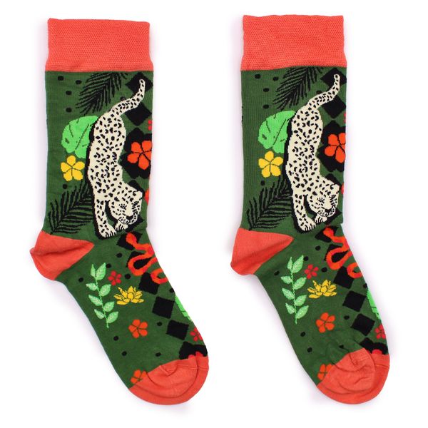 Hop Hare Bamboo Socks  - Bali Jungle S/M