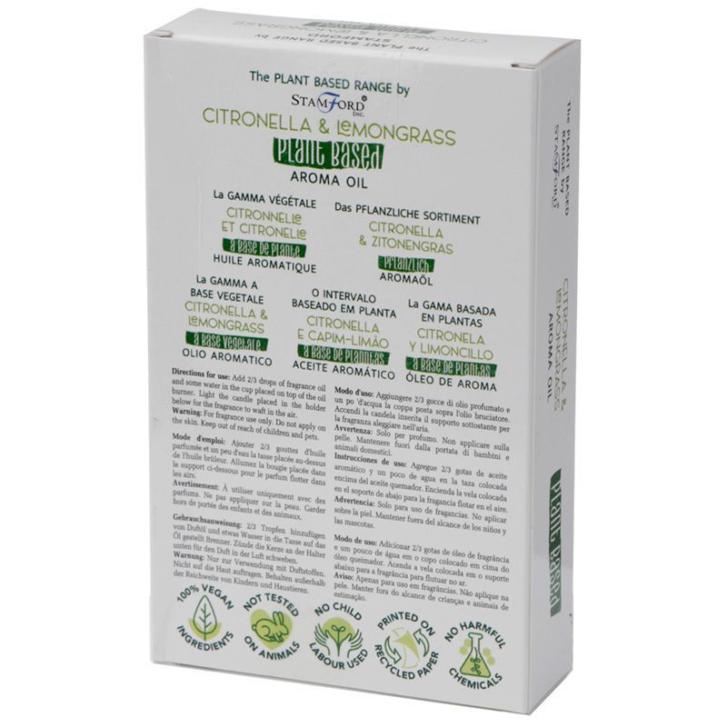 Plant Based Aroma Oil - Citronella & Lemongrass