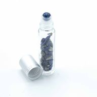 Gemstone Essential Oil Roller Bottle - Sodalite - Silver Cap