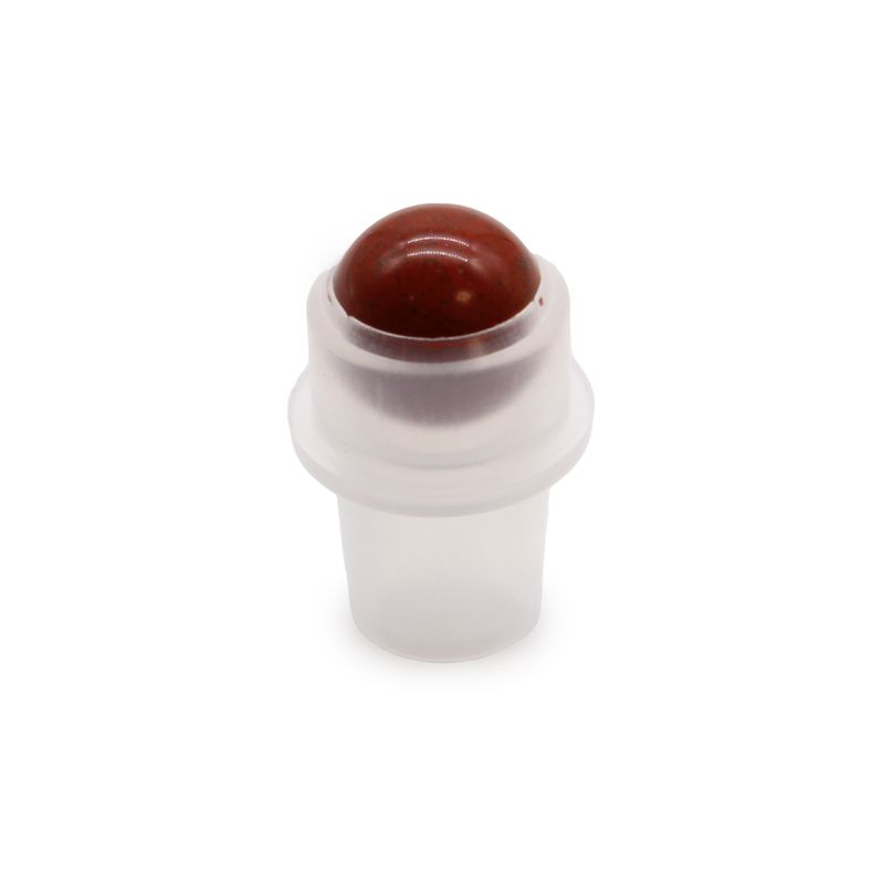 Gemstone Roller Tip for Bottle - Red Jasper