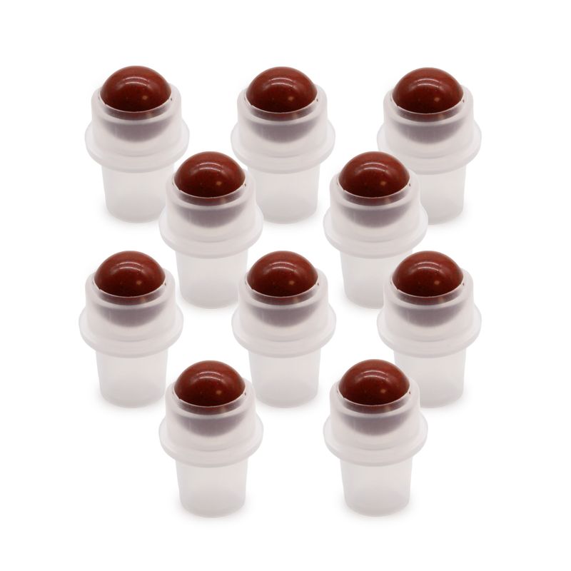 Gemstone Roller Tip for Bottle - Red Jasper