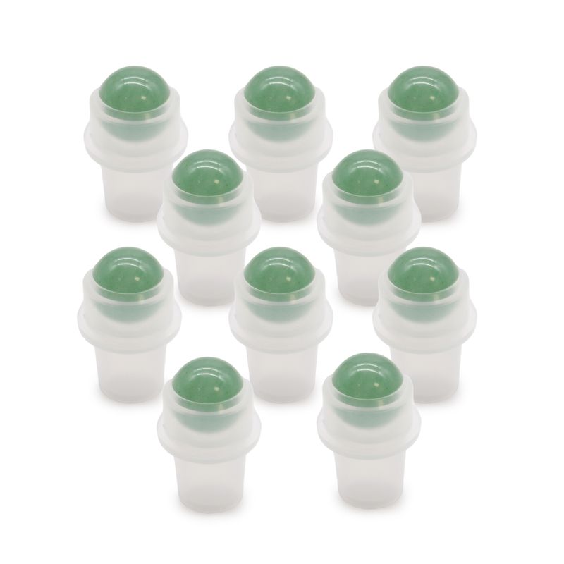 Gemstone Roller Tip for Bottle - Aventurine