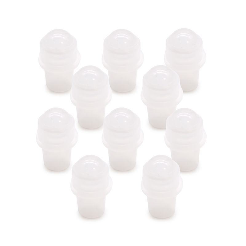 Gemstone Roller Tip for Bottle - Rock Quartz