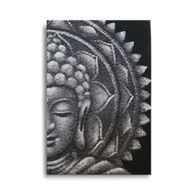 Grey Half Buddha Mandala 60x80cm