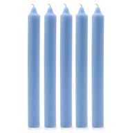 Bulk Solid Colour Dinner Candles - Rustic Sea Blue