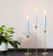 Bulk Solid Colour Dinner Candles - Rustic Sea Blue