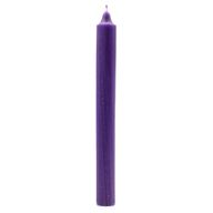 Bulk Solid Colour Dinner Candles - Rustic Purple