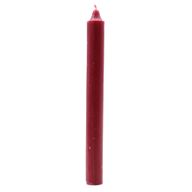 Bulk Solid Colour Dinner Candles - Rustic Burgundy