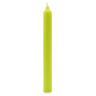 Bulk Solid Colour Dinner Candles - Rustic Lime Green