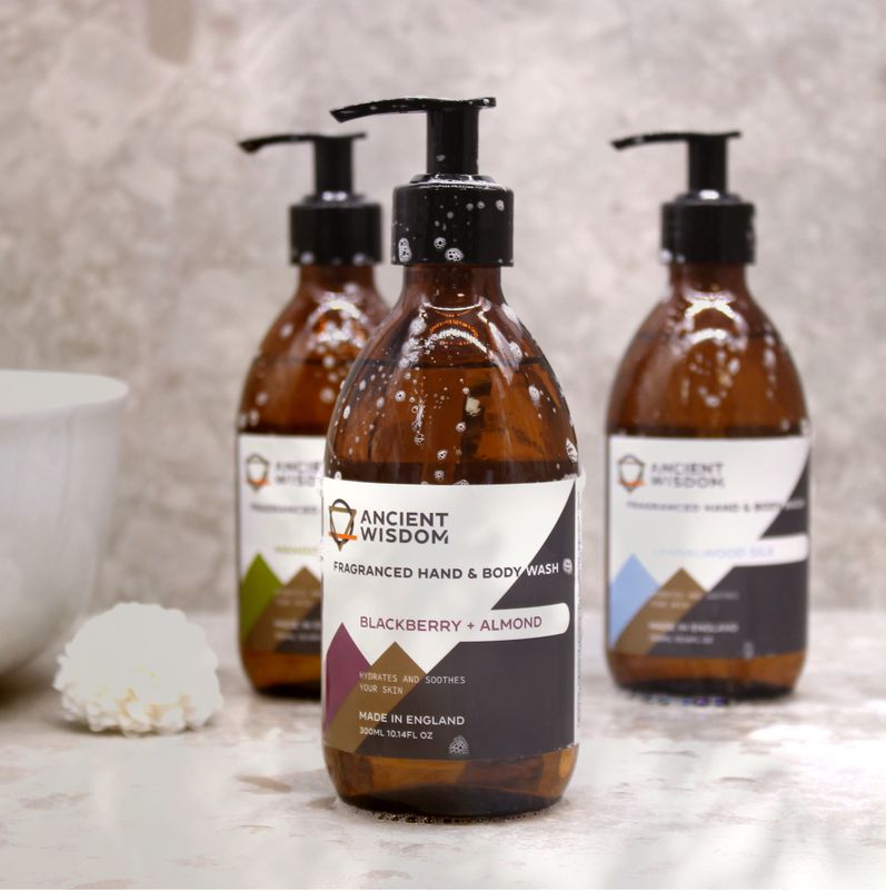 Blackberry & Almond Hand & Body Wash 300ml