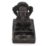 Ganesh Fengshui Incense Burner - Black Antique