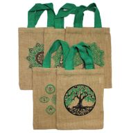 Jute Tote Bag - 5 assorted mystic designs