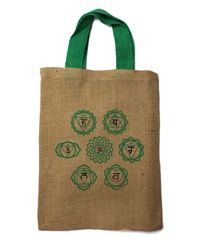 Jute Tote Bag - 5 assorted mystic designs