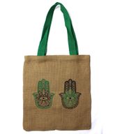 Large Jute Tote Bag - 3 assorted designs